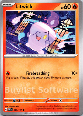 Litwick [036/197] [Obsidian Flames]