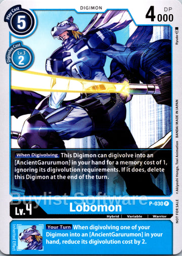 Lobomon [P-030] [Digimon Promotion Cards]