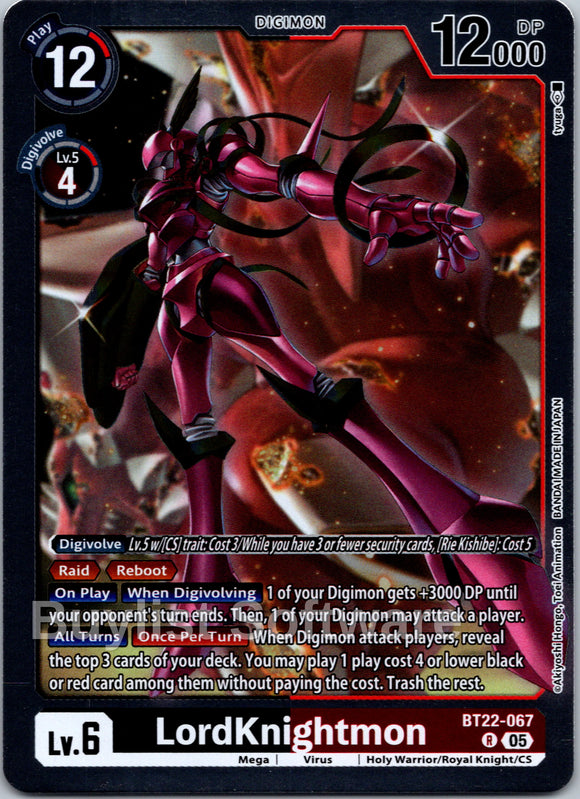 LordKnightmon [BT22-067] [Cyber Eden] Foil