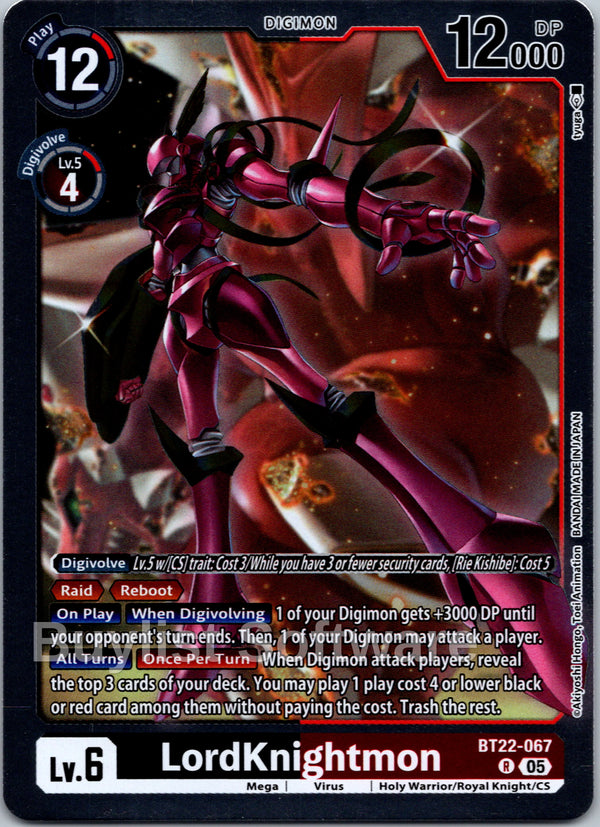 LordKnightmon [BT22-067] [Cyber Eden] Foil