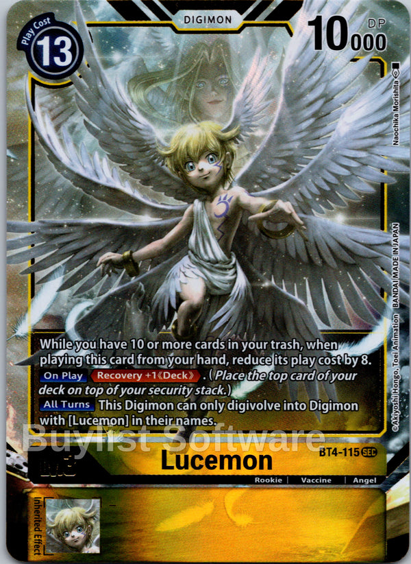 Lucemon (Alternate Art) [BT4-115] [Great Legend] Foil