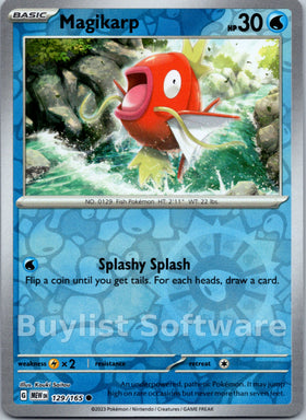 Magikarp [129/165] [Scarlet & Violet 151] Reverse Holofoil