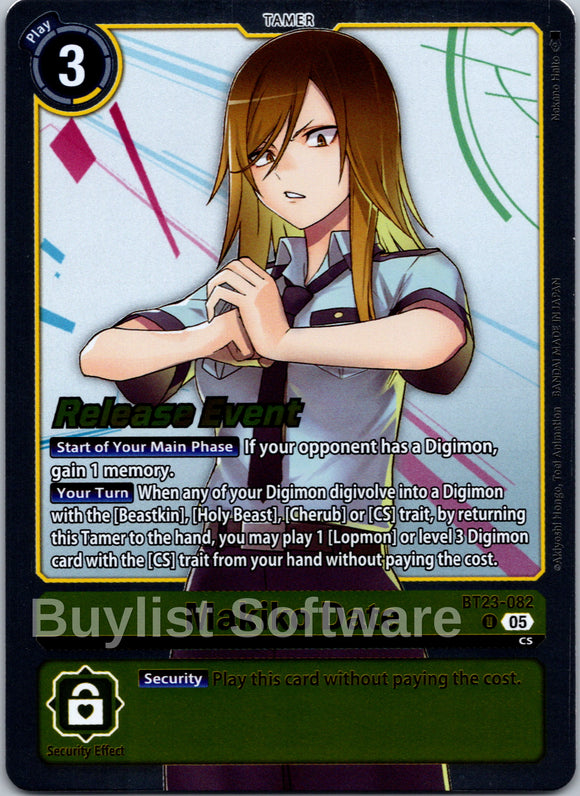 Makiko Date [BT23-082] [Hackers' Slumber Release Event Cards]