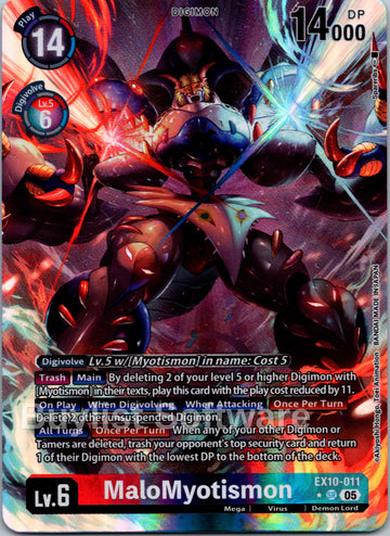MaloMyotismon (Alternate Art) [EX10-011] [Sinister Order] Foil