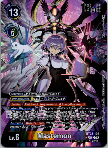 Mastemon (Alternate Art) [BT23-102] [Hackers' Slumber] Foil