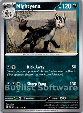 Mightyena [106/162] [Temporal Forces]