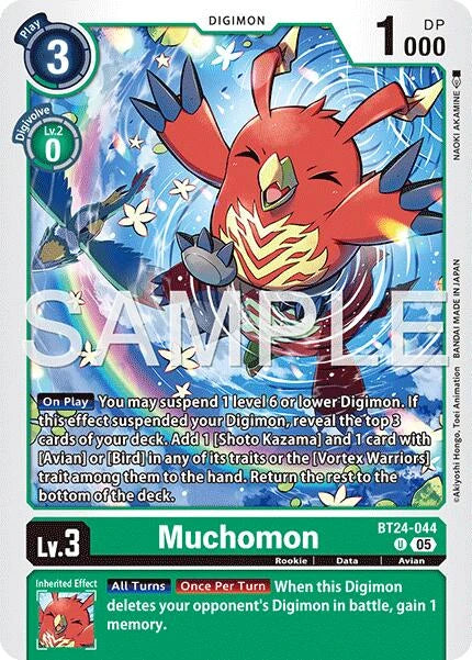 Muchomon (Box Topper) [BT24-044] [Time Stranger] Foil