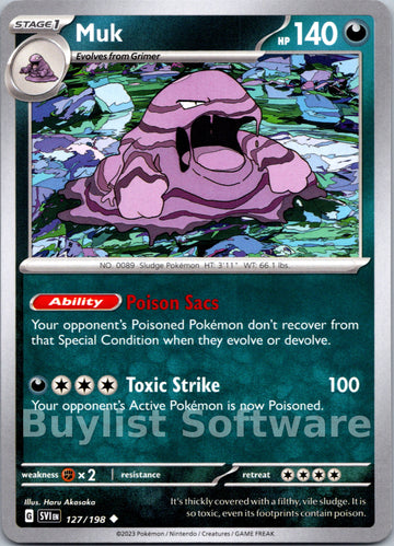 Muk [127/198] [Scarlet & Violet Base Set]