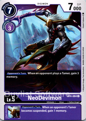 NeoDevimon [BT4-084] [Great Legend]