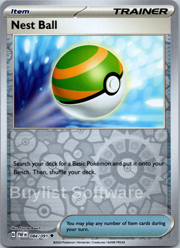 Nest Ball [084/091] [Paldean Fates] Reverse Holofoil