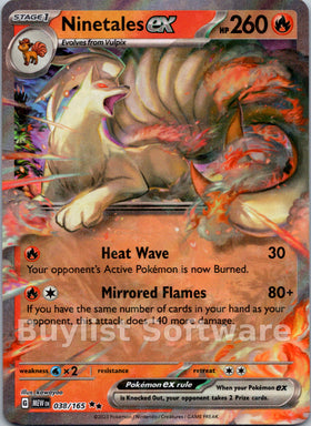 Ninetales ex [038/165] [Scarlet & Violet 151] Holofoil