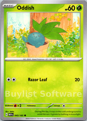Oddish [043/165] [Scarlet & Violet 151]