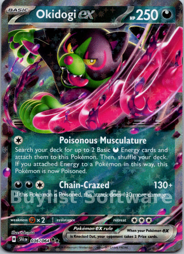 Okidogi ex [036/064] [Shrouded Fable] Holofoil