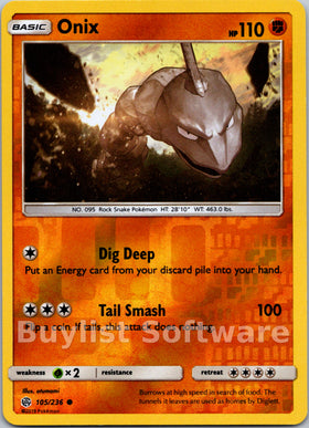 Onix [105/236] [Cosmic Eclipse] Reverse Holofoil