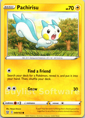 Pachirisu [049/163] [Battle Styles]