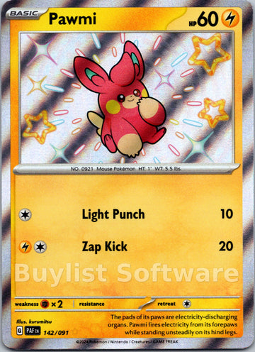 Pawmi [142/091] [Paldean Fates] Holofoil