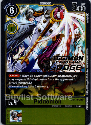 Piddomon (Judge Pack 1) [BT4-042] [Great Legend] Foil