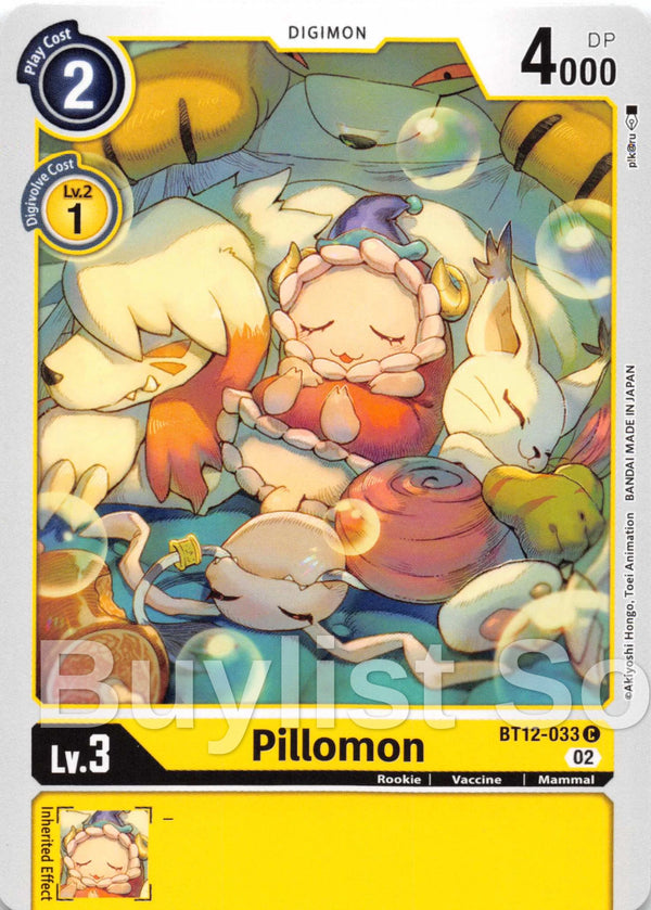 Pillomon [BT12-033] [Across Time]