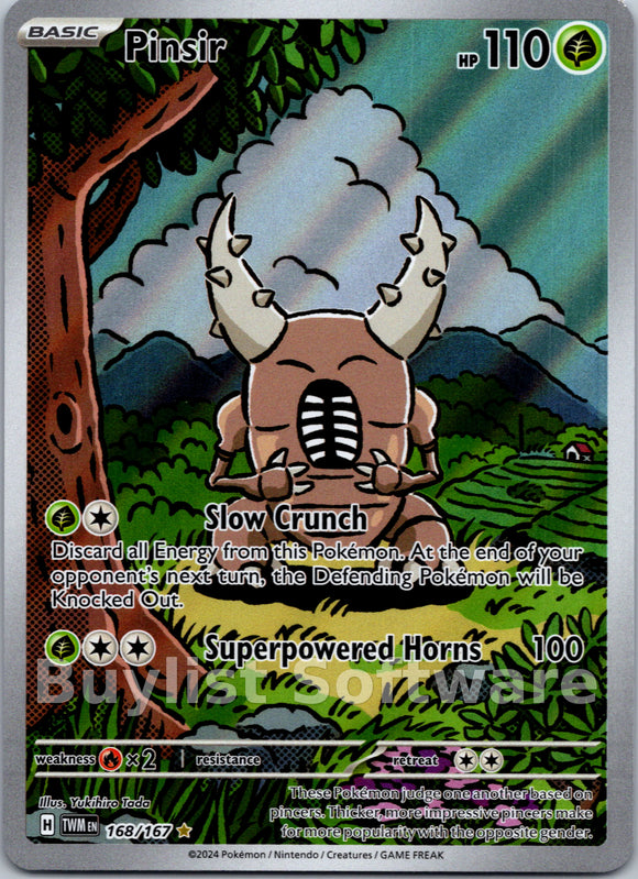 Pinsir [168/167] [Twilight Masquerade] Holofoil