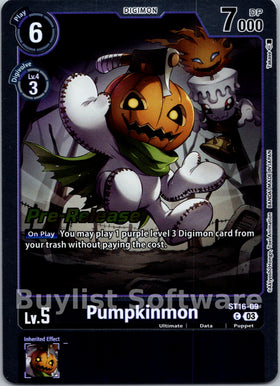 Pumpkinmon [ST16-09] [Starter Deck 16: Wolf of Friendship Pre-Release Cards] Foil