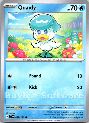 Quaxly [052/198] [Scarlet & Violet Base Set]