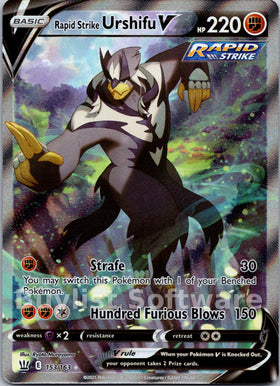 Rapid Strike Urshifu V [153/163] [Battle Styles] Holofoil