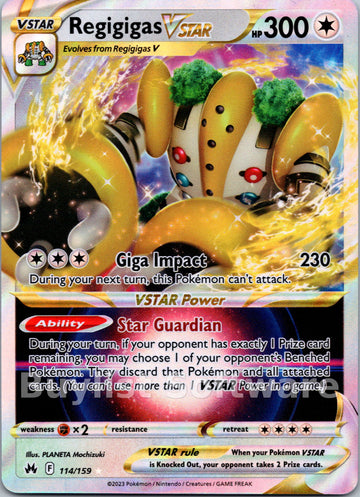 Regigigas VSTAR [114/159] [Crown Zenith] Holofoil