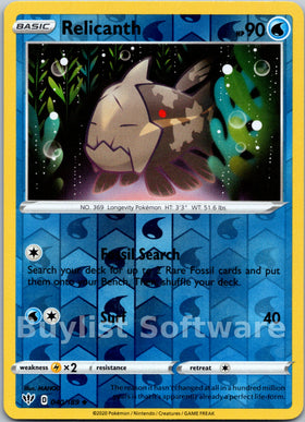 Relicanth [040/189] [Darkness Ablaze] Reverse Holofoil