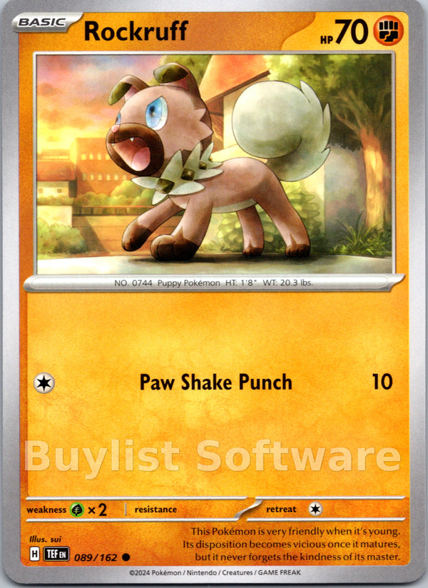 Rockruff [089/162] [Temporal Forces]