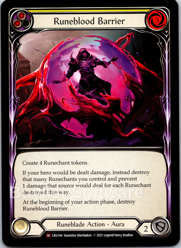 Runeblood Barrier [CRU144] [Crucible of War] Unlimited Edition Normal