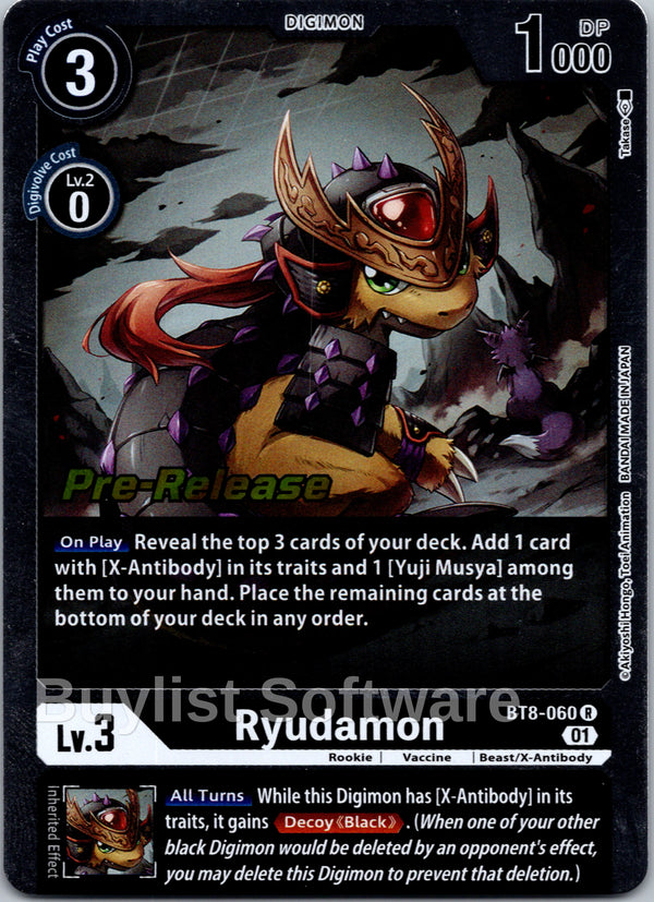 Ryudamon [BT8-060] [New Awakening Pre-Release Cards] Foil