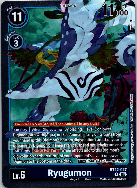 Ryugumon [BT22-027] [Cyber Eden] Foil