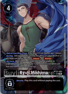Ryuji Mishima (Alternate Art) [BT23-085] [Hackers' Slumber] Foil