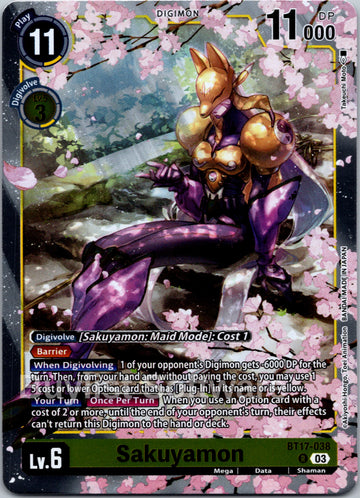 Sakuyamon [BT17-038] [Secret Crisis] Foil