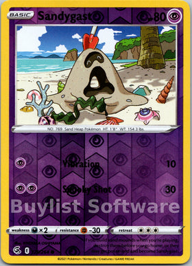 Sandygast [125/264] [Fusion Strike] Reverse Holofoil