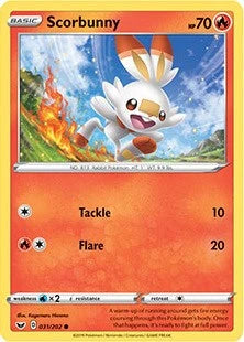 Scorbunny (Premium Collection) [031/202] [Sword & Shield Base Set] Holofoil