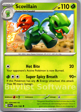 Scovillain [029/198] [Scarlet & Violet Base Set]