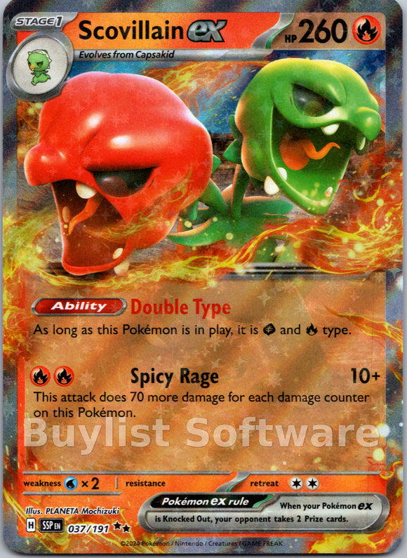 Scovillain ex [037/191] [Surging Sparks] Holofoil