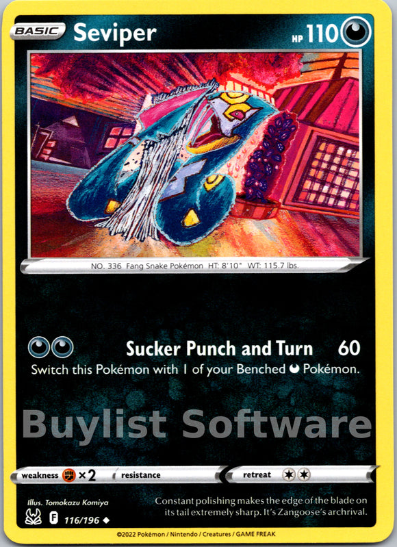 Seviper [116/196] [Lost Origin]