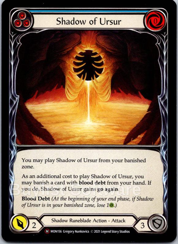 Shadow of Ursur [MON156] [Monarch] Unlimited Edition Normal