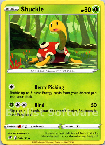 Shuckle [005/192] [Rebel Clash]