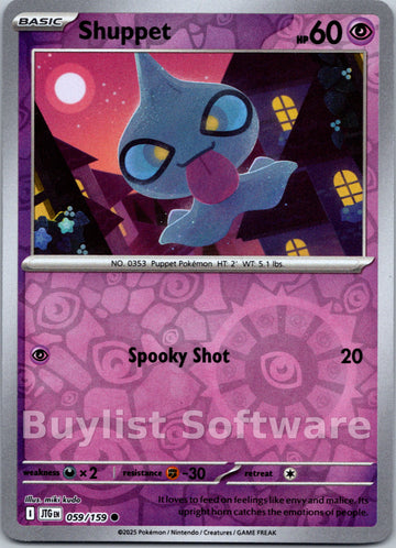 Shuppet [059/159] [Journey Together] Reverse Holofoil
