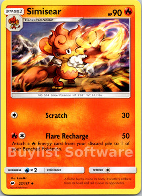 Simisear [23/147] [Burning Shadows]