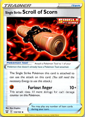 Single Strike Scroll of Scorn [133/163] [Battle Styles]
