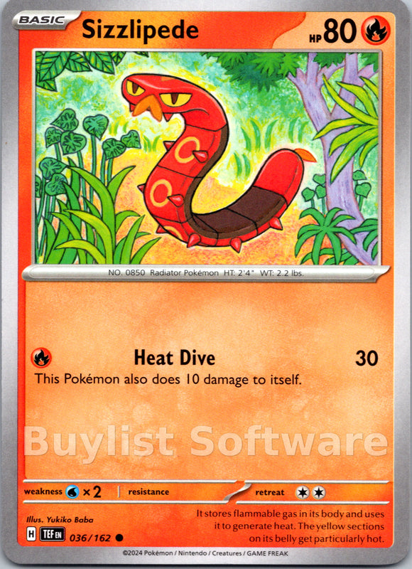 Sizzlipede [036/162] [Temporal Forces]