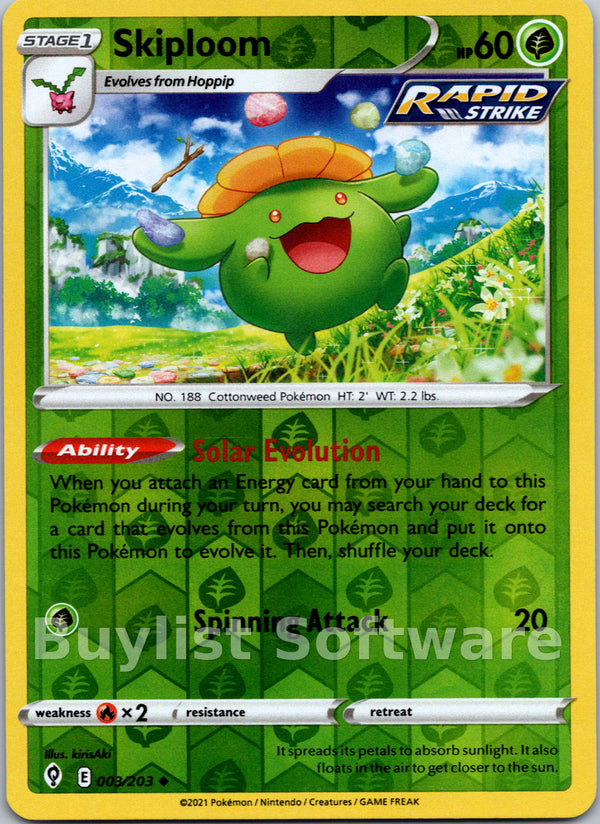 Skiploom [003/203] [Evolving Skies] Reverse Holofoil