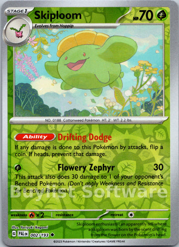 Skiploom [002/193] [Paldea Evolved] Reverse Holofoil