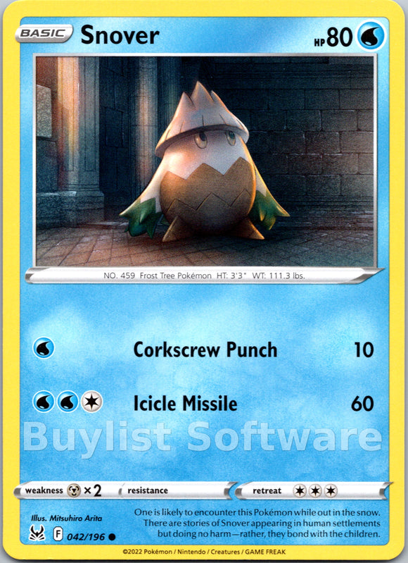 Snover [042/196] [Lost Origin]