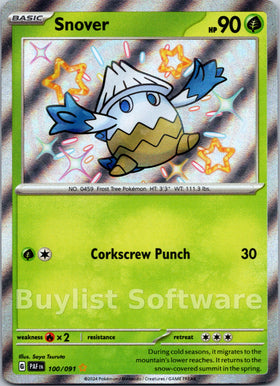 Snover [100/091] [Paldean Fates] Holofoil