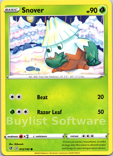 Snover [012/192] [Rebel Clash]